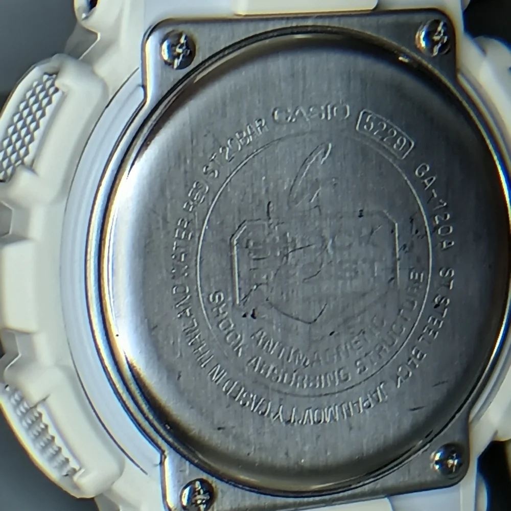 Casio Men's White G-Shock 5229 GA-120A Digital and Analog - Picture 4 of 8